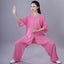 Chinese Traditional Tai Chi Clothing Cotton Linen Breathable Martial Arts Uniforms Summer Kung Fu Taijiquan Morning Sportswear