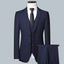 Men's Solid Color Business Suit 2025 High Quality Fashion Banquet Wedding Trend Groom Best Man Single 3/2/1