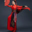 Chinese Folk Dance Costumes Retro Yangko Drumming Clothing Ancient Chivalrous Women's Hanfu Stage Performance Dance Outfit 4XL