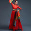 Chinese Folk Dance Costumes Retro Yangko Drumming Clothing Ancient Chivalrous Women's Hanfu Stage Performance Dance Outfit 4XL