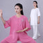 Chinese Traditional Tai Chi Clothing Cotton Linen Breathable Martial Arts Uniforms Summer Kung Fu Taijiquan Morning Sportswear