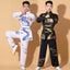 New Chinese Style Men Women Embroidered Dragon Kung Fu Suit Tai chi Wushu Uniform Outdoor Sport Long Sleeve Jacket Pants Sets